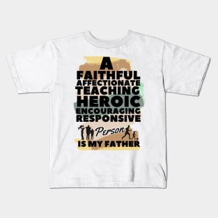 Father's Day Special Design Kids T-Shirt